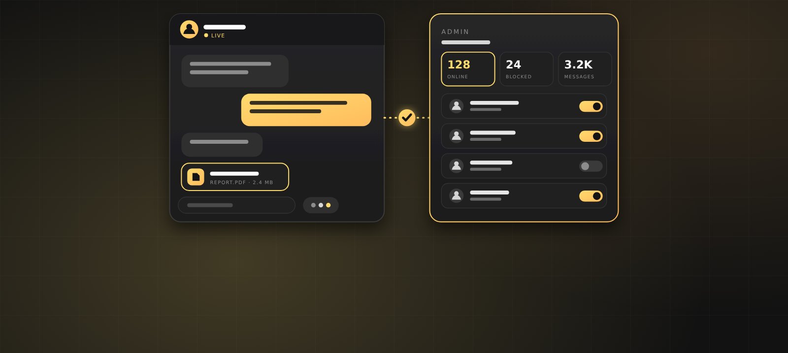 طراحی سامانه چت live wire در محیط php